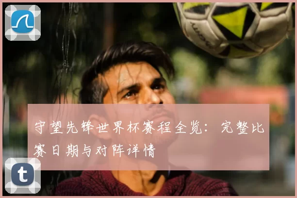 守望先锋世界杯赛程全览:完整比赛日期与对阵详情